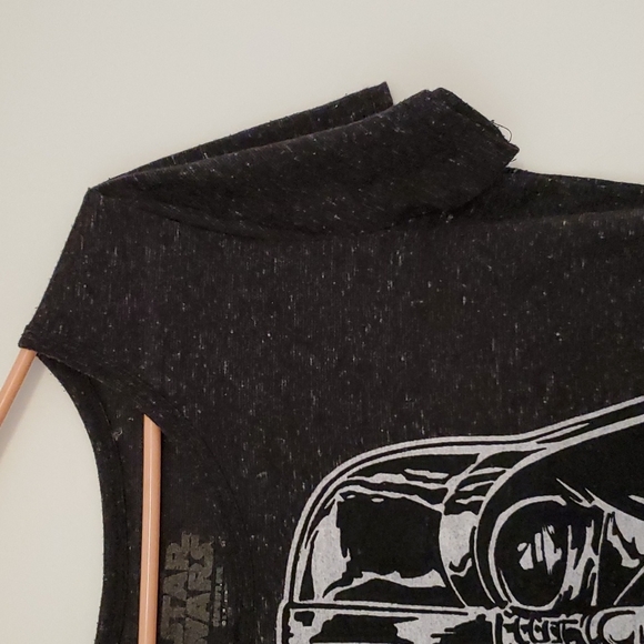 Darth Vader Star Wars plaid scarf Holiday themed tee shirt unisex Med - Picture 5 of 6